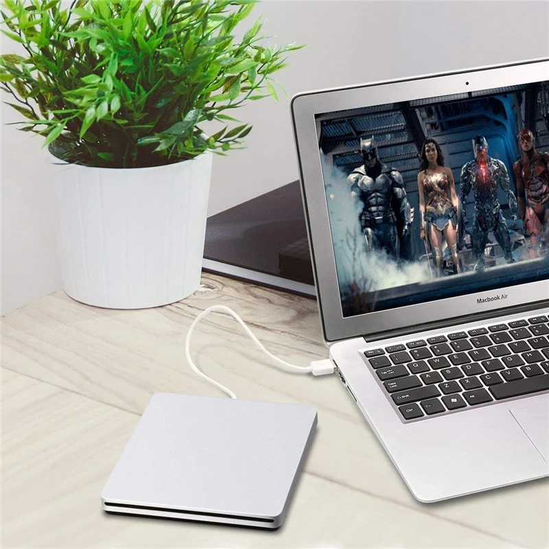 Доставка из Европы USB 3 0 Blu Ray BD RW плеер слот нагрузки внешняя DVD горелка Bluray привод