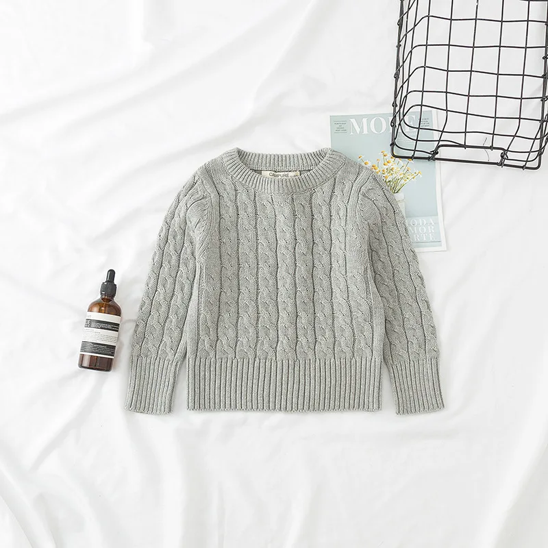 Свитер для маленьких девочек осенние свитера одежда мальчиков и От 1 до 7 лет