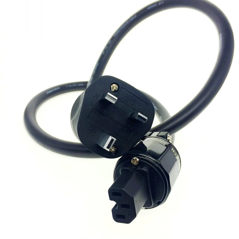 Высокопроизводительный и качественный кабель питания FURUTECH FP 314Ag Power Cable 13A UK FI 1363 (R