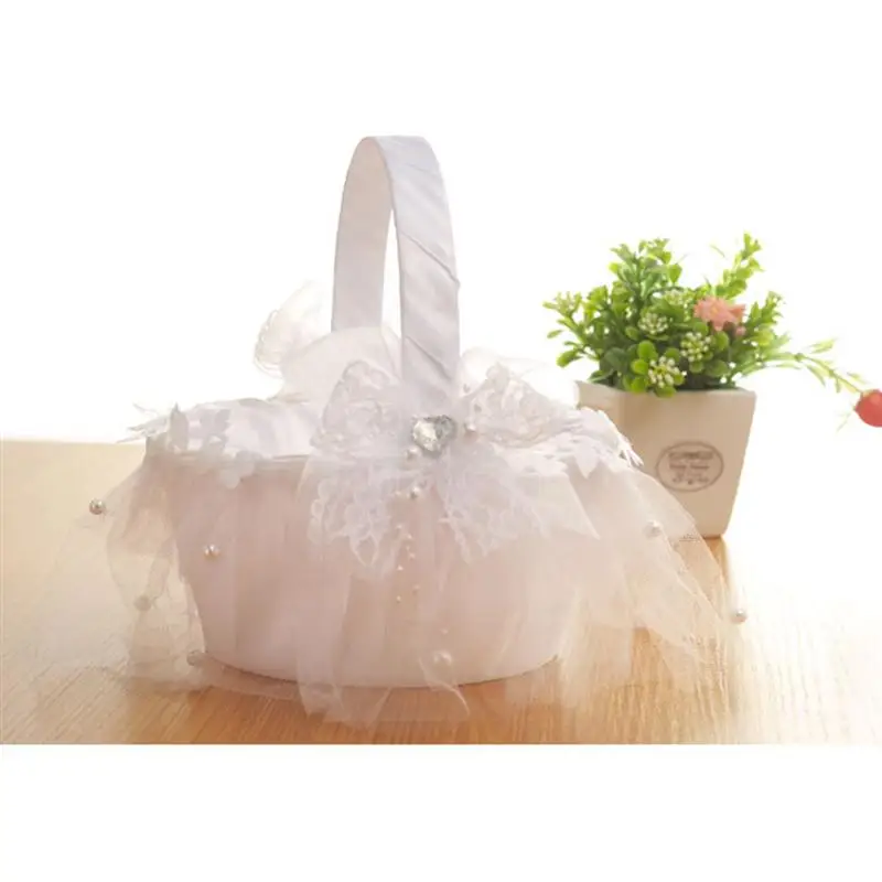 1 шт. кружевная корзина Стразы для свадебвечерние церемонии |