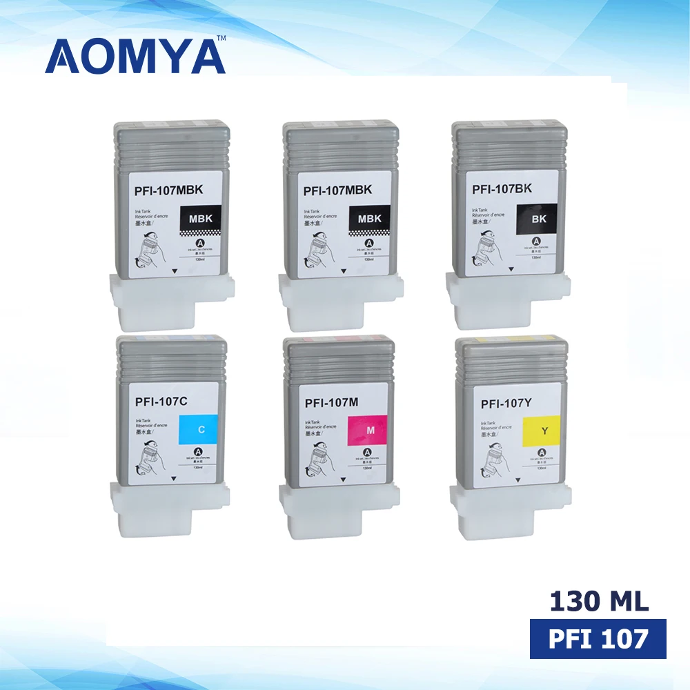 PFI107 совместимый чернильный картридж для принтера Canon IPF680 IPF685 IPF770 IPF780 IPF785 IPF670 IPF-670