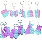 Рождественская игрушка-антистресс в виде мини-Попов, подвесной брелок-антистресс, сенсорный Сжимаемый пузырь для женщин, мужчин и детей