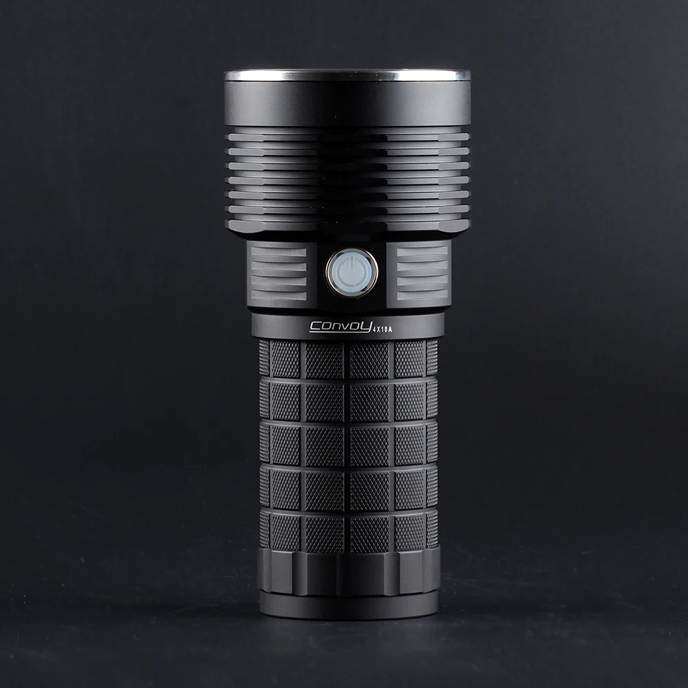 Фонарь Convoy 4X18A, CREE XHP70.2, 4300lm, с контролем температуры и зарядным интерфейсом type-c