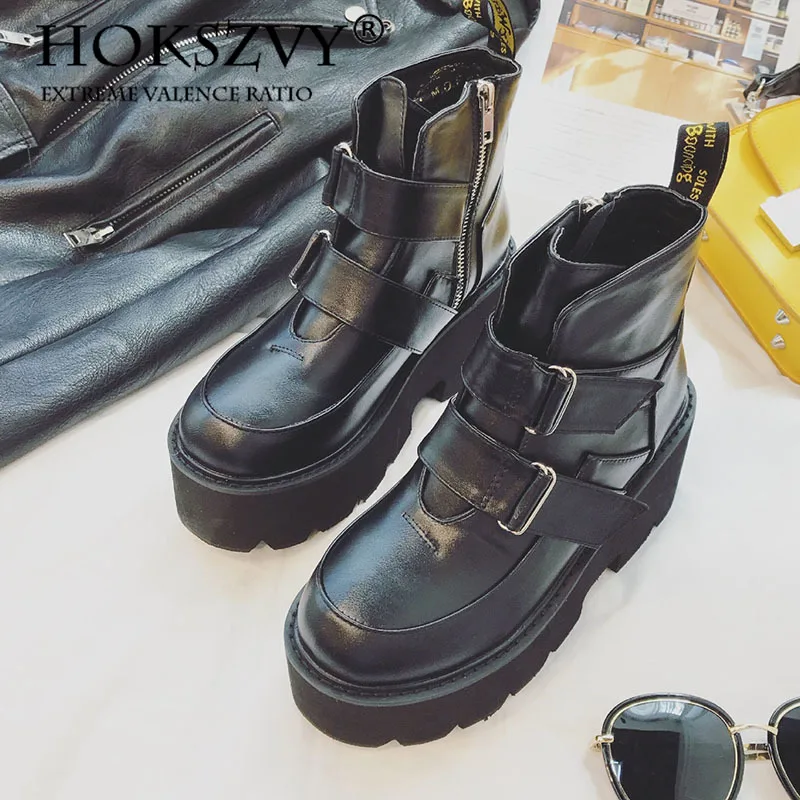 Женские ботильоны на высоком каблуке 7 5 см с ремешком и пряжкой|Женские