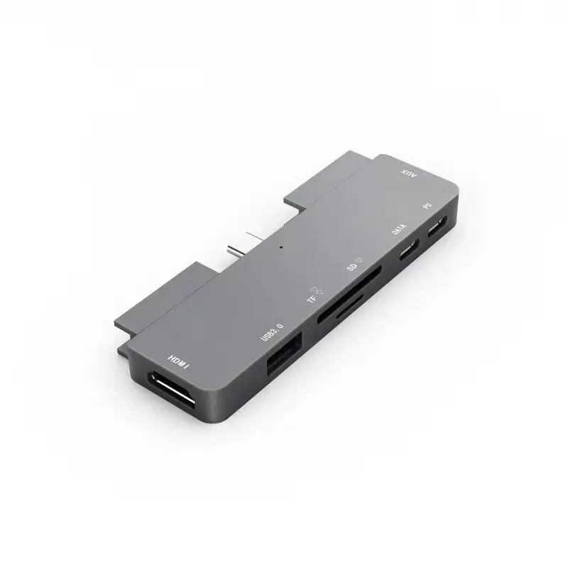 Otg Док станция Type C 4 в 1 7 для iPad Pro Macbook Surface Galaxy S9 переключатель на HDMI аудио 3 5 мм