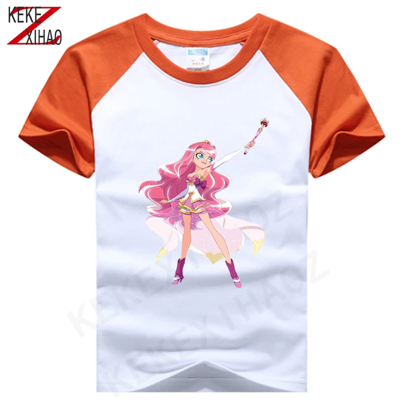 

2020 Summer Fashion Unisex Loli T-shirt Children Boys Short Sleeves White Tees Baby Kids Cotton Tops For Girls Clothes 3-15Y