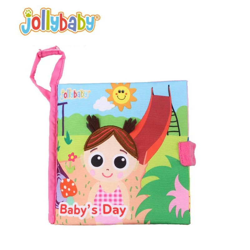 Тканевые книги Jollybaby в виде совы и лошади обучающая игрушка для детей на