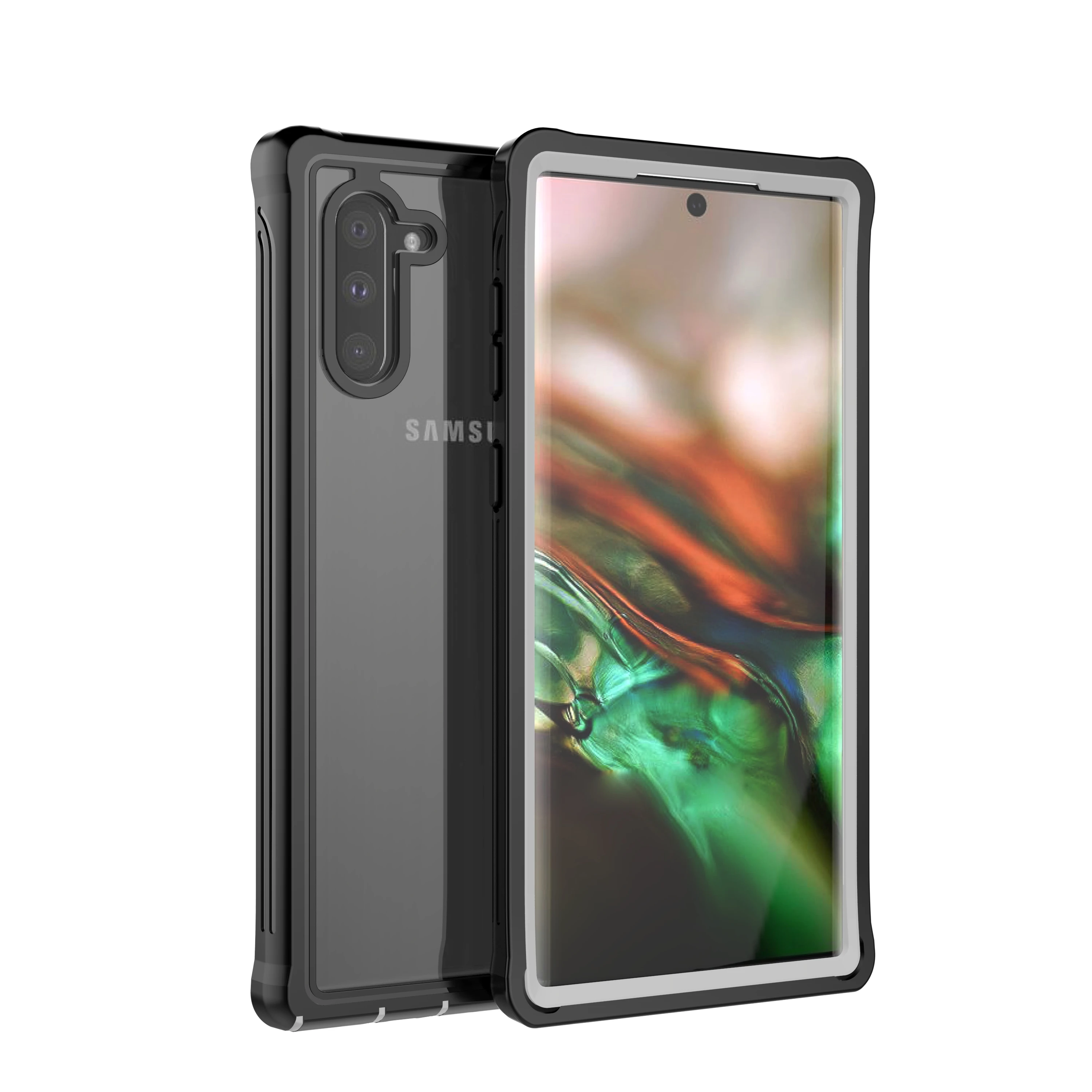 360 полная защита противоударный чехол для samsung Galaxy S8 S9 S10 Plus телефон оболочка экран-Встроенный чехол для samsung Note 10 Pro