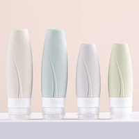 6090ml silicone refillable bottle empty travel portable packing press for lotion shampoo cosmetic squeeze containers tools