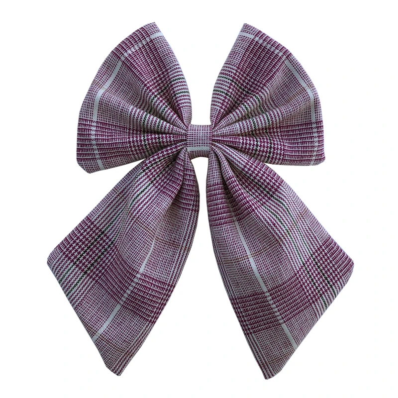 Vintage Plaid-467 Из хлопка и льна, банты, бутик волосы бант Заколки для волос в морском стиле лук заколки для волос для девочек Для женщин аксессуары для волос Головные уборы - Цвет: Vintage Plaid-467