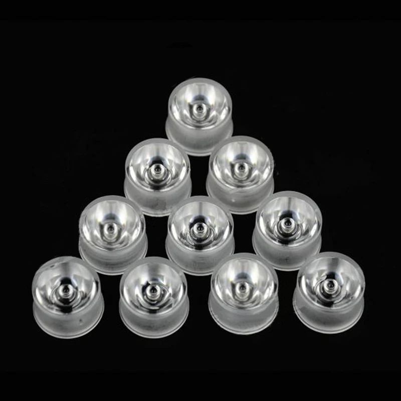 100 шт./лот водостойкие линзы из ПММА с коэффициентом пропускания света 92% диаметр