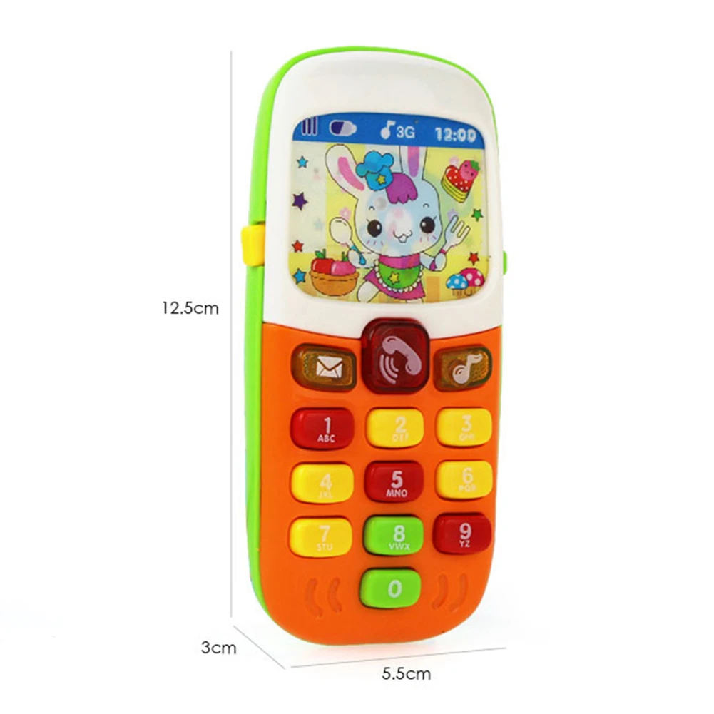 Электронная искусственная игрушка детский мобильный телефон Обучающие игрушки