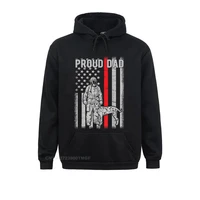 firefighter dalmation proud dad us flag thin red line oversized hoodie streetwear fashion mens mother day hoodies casual