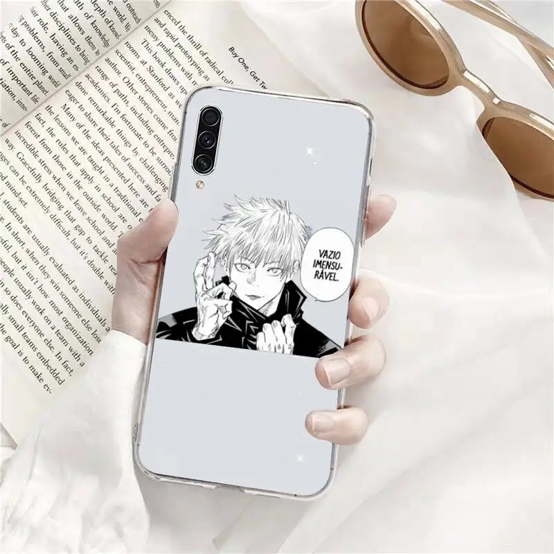 

Jujutsu Kaisen Phone Case Transparent For Samsung Galaxy A71 A21s S8 S9 S10 plus note 20 ultra