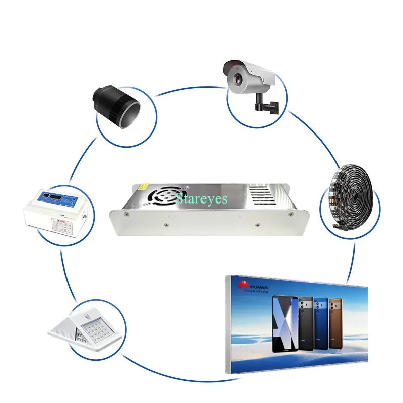 Удлиненный источник питания трансформатор для светодиодных лент принтеров ламп