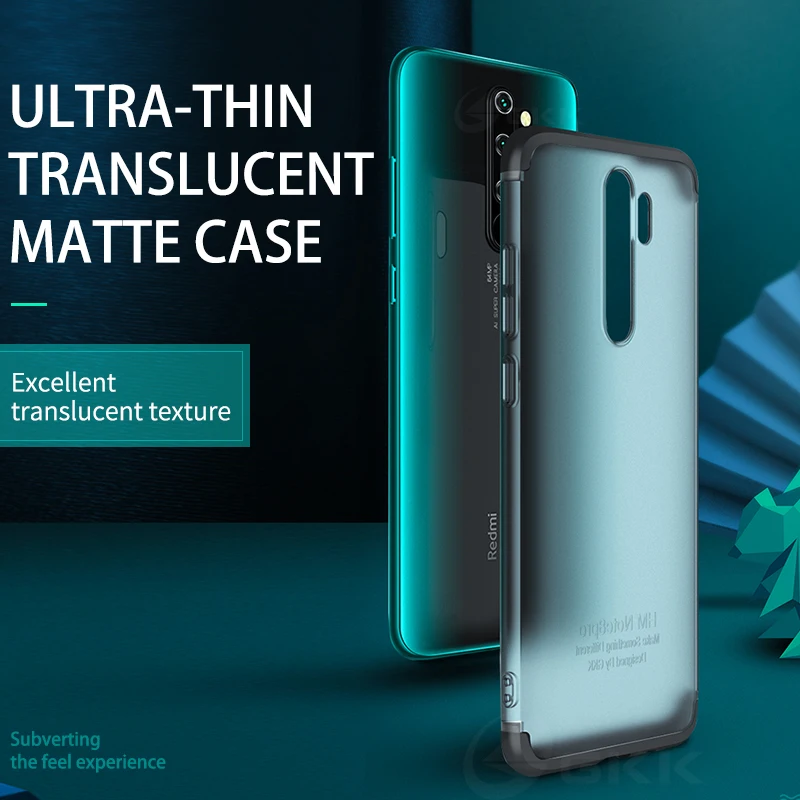 Чехол GKK для Xiaomi Redmi note 7 8 K20 K30 Pro прозрачный матовый Жесткий Mi A3 9T CC9e Pocophone X2 F2 pro |