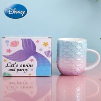 disney water cup female student cute cup ins net red high value mermaid tail ocean ceramic mug ceramic mug