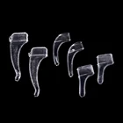 10 пар в комплекте; Очки уха крючки Нескользящие силиконовые заушники храм Tip Holder глаз очки мягкий, с бесцветным прозрачным