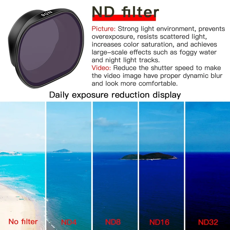 For DJI FPV Filter Camera Professional CPL ND4 ND8 ND16 ND32 Lens Set Accessories | Электроника