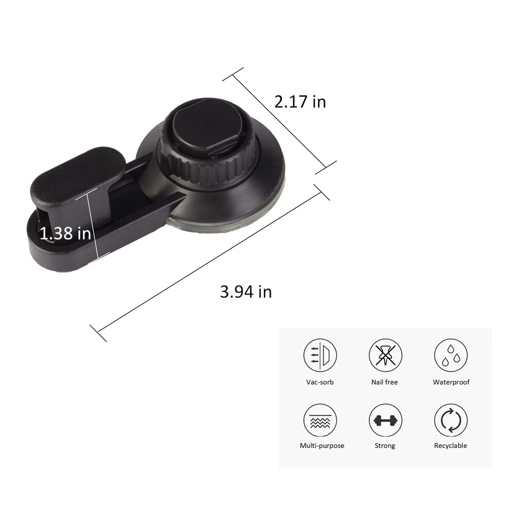 2 шт. крючки на присоске Многоразовые водонепроницаемые для ванной кухни