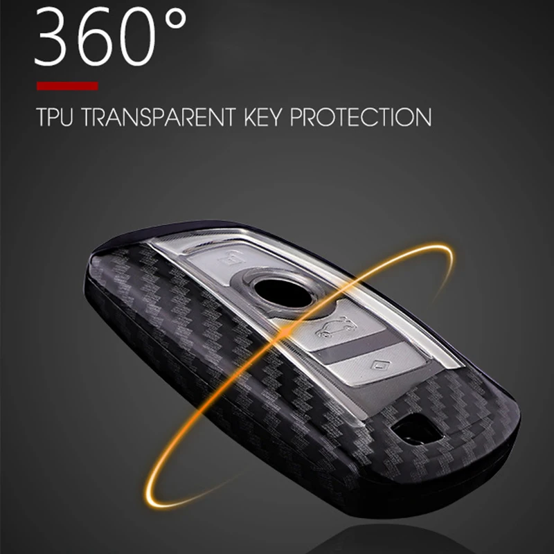 Чехол для автомобильного ключа защитный чехол из углеродного волокна BMW F10 F20 F30 Z4