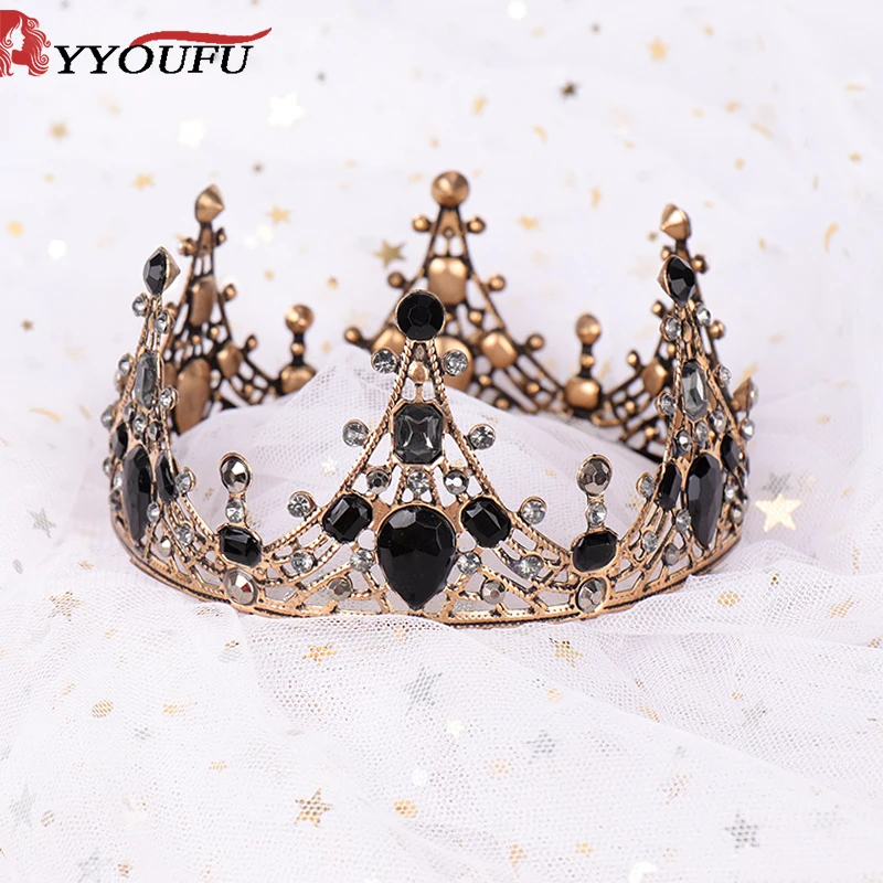 YYOUFU Flash стстразы Принцесса Корона головной убор цветок девушка свадьба день