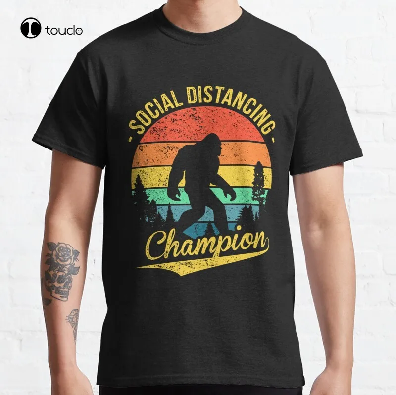 Social Distancing Championship Classic T-Shirt Cotton Tee Shirt Unisex