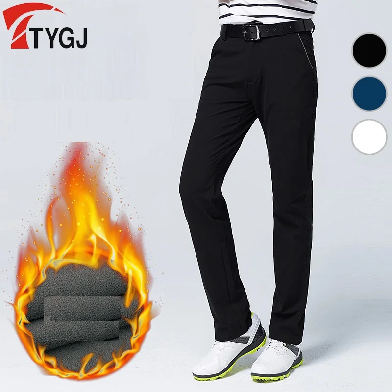 Мужские длинные брюки для гольфа вельветовые дышащие плотные эластичные