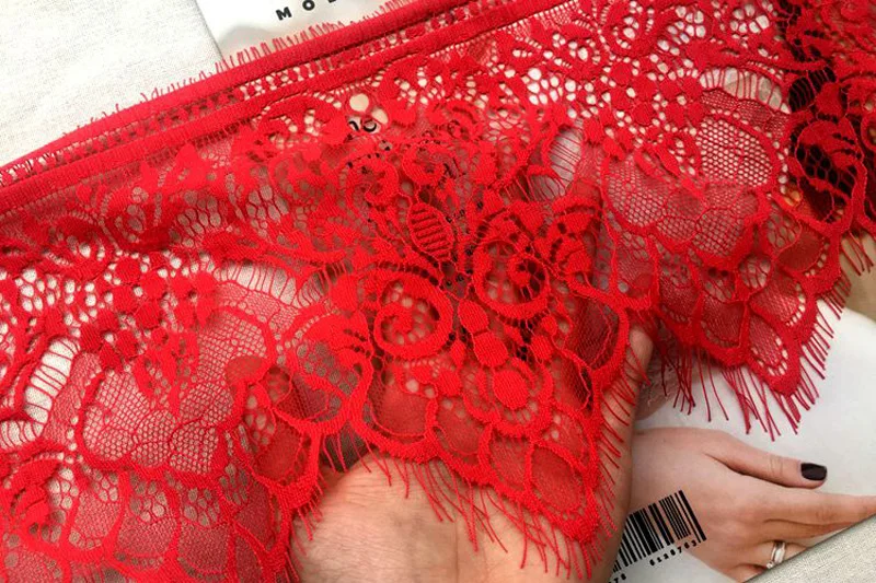 Разноцветная волнистая кружевная отделка вышивка украшение для ресниц ткань