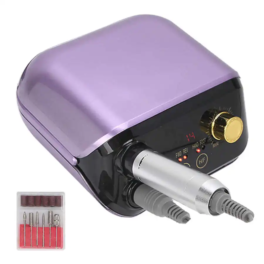 Электрическая дрель для ногтей 35 Вт 35000 об/мин полировщик светодиодный дисплей ЖК