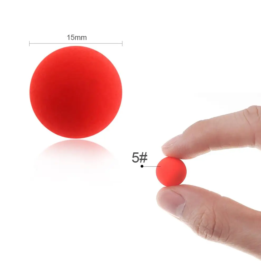 

100pcs Red EPS Foam 5# Fishing Floats Ball Eye-catching Beans Fishing Tackle Accessories for Saltwater / Freshwater Fish