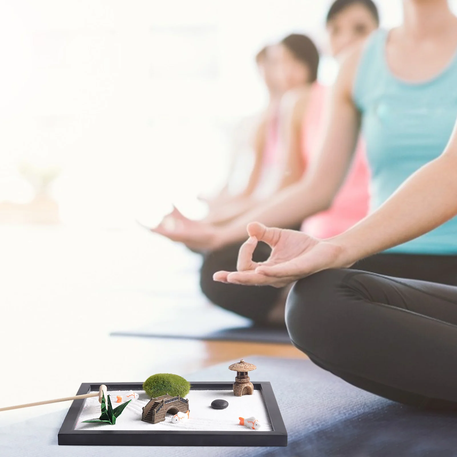 Японские мини Статуэтки из дзен садового песка для медитации настольный центр