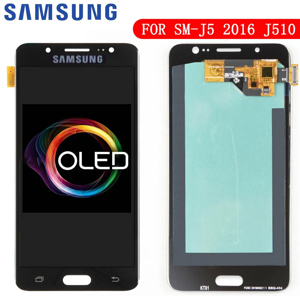 5,2 ''Супер AMOLED ЖК-дисплей для Samsung Galaxy J5 ЖК-дисплей J510 J510F J510FN J510M сенсорный экран дигитайзер