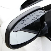 2pc car rearview mirror rain eyebrow accessories for opel mokka corsa astra g j h insignia vectra zafira kadett monza combo