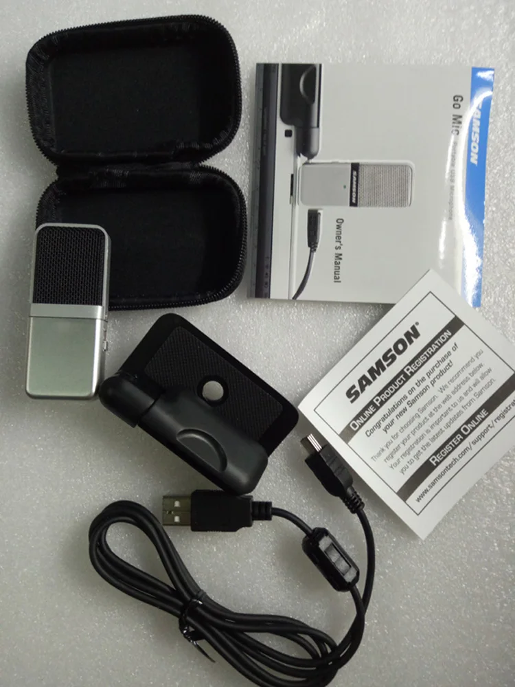 Samson Go Mic компактный портативный USB конденсатор для микрофонной записи микрофон