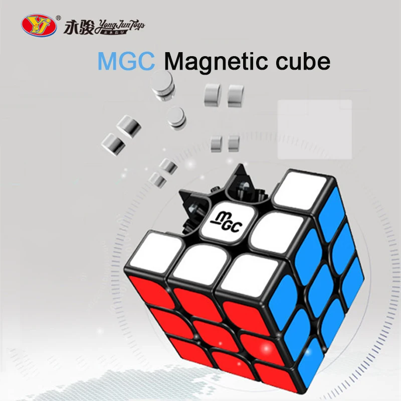 

Original Yj MGC 3x3x3 Magic Cube Magnetic 3x3 Speed Cubes Puzzle Toys Black Stickers Cubes For Children Kids Toy Gifts