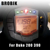 brobik motorcycle speedometer cluster scratch cluster screen protection film protector for duke 200 390