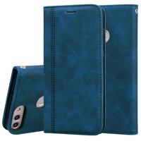 for huawei p smart fig lx1 case magnetic leather wallet flip card hold phone case for huawei p smart psmart cover coque