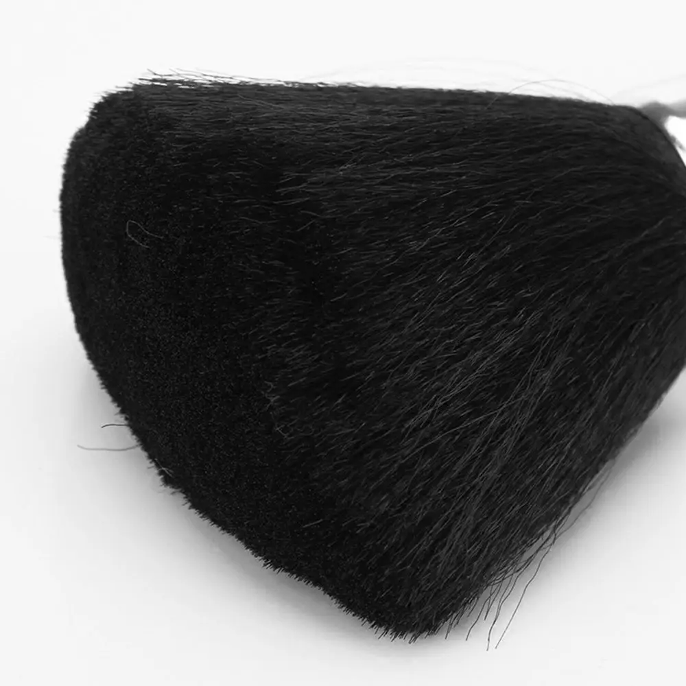 

Professional Soft Black Neck Face Duster Brushes Soft Barber Hairbrush Plastic Handle Styling Cosmetic Tools