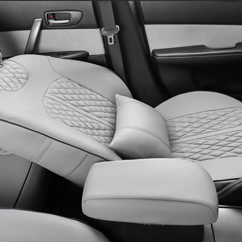 Автокресла из искусственной кожи для Citroen C5 черные автомобильные чехлы сидений и