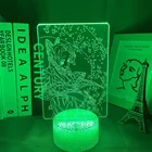 Аниме Светодиодная лампа Kimetsu No Yaiba Shinobu Kocho для спальни украшение ночсветильник подарок манга светильник убийца демонов декор комнаты