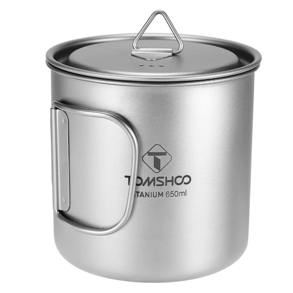 Ультралегкая титановая чашка кружка горшки посуда для кемпинга пикника воды