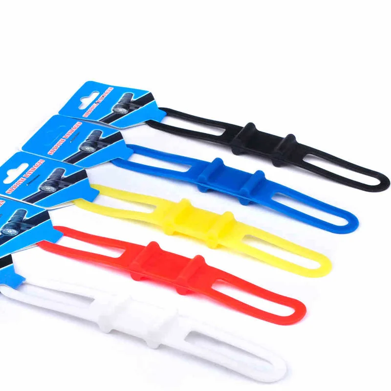 Держатель для передсветильник фары велосипеда MTB ремень на руль веревка вспышки