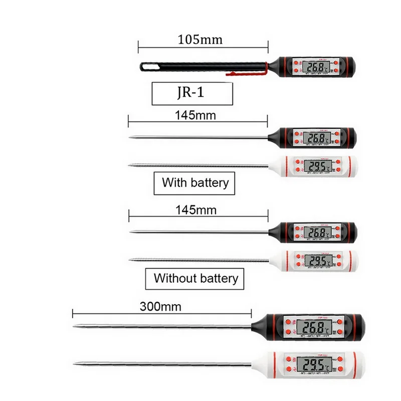 

Digital Meat Thermometer Cooking Food Kitchen BBQ Probe Water Milk Oil Liquid Oven Digital Temperaure Sensor Meter Thermocouple