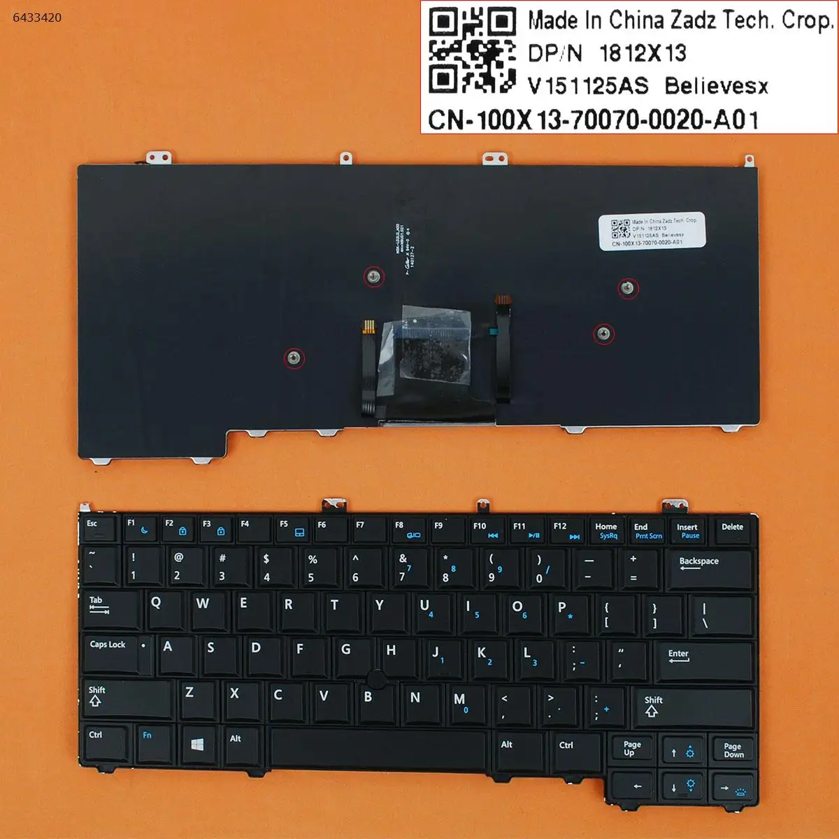 

Новая сменная клавиатура QWERTY для ноутбука DELL Latitude E7240 E7440, черная, с подсветкой и указателем