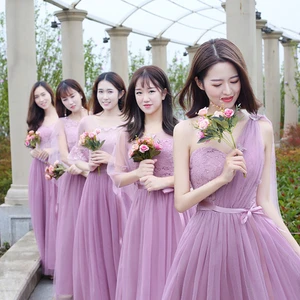 Bridesmaid group girlfriends evening dress Bridesmaid Dresses banquet Party Fromal Beach Wedding Party Gown long dress women Bridesmaid group girlfriends evening dress Bridesmaid Dresses banquet Party Fromal Beach Wedding Party Gown long dress women