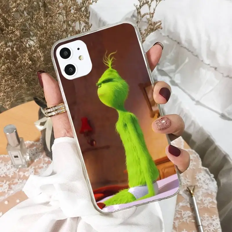 

How the Green of Monster Grinch Phone Case For iphone 5s 6 7 8 11 12 XSMAX XR pro plus mini se2020 Cover Fundas Coque