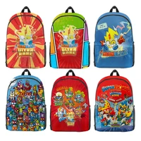 superthings 8 kazoom neonblast backpacks children boys girls cute cartoon bookbags kids school bags bagpacks students knapsacks