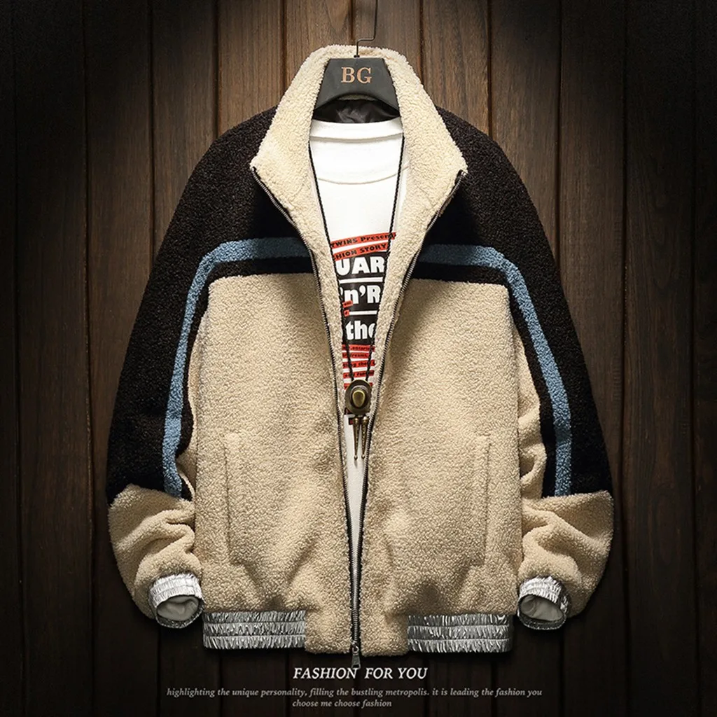 Хорошая Мужская куртка весенняя и осенняя Классическая городская со стоячим