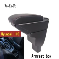 for hyundai grand i10 hb20s armrest box center console arm rest central store content storage bo with cup holder ashtray usb